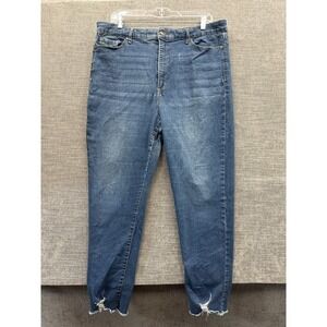 Sofia Jeans By Sofia Vergara Rosa Curvy Ankle Jeans Womens 20 Blue Denim Stretch